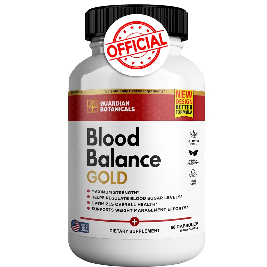 Botánicos Guardián Balance de Sangre Todas las Fórmulas Naturales para Mantener Niveles Saludables, Fórmula diaria de máxima fuerza, Reseñas de Balance de Sangre (1 Pack - 60 cápsulas)