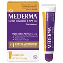 Mederma Scar Cream Plus SPF 30 - Tratamiento avanzado de la cicatriz, protege del daño al sol, reduce la aparición de cicatrices de acné, quemaduras, cirugía " , 0,7 oz