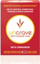 UNCRAVE Gum - Infundido con extracto de 100% puro de Saffron – Control Cravings - Mejorar el Mood - Vision Health - Rich Cinnamon (14 piezas)
