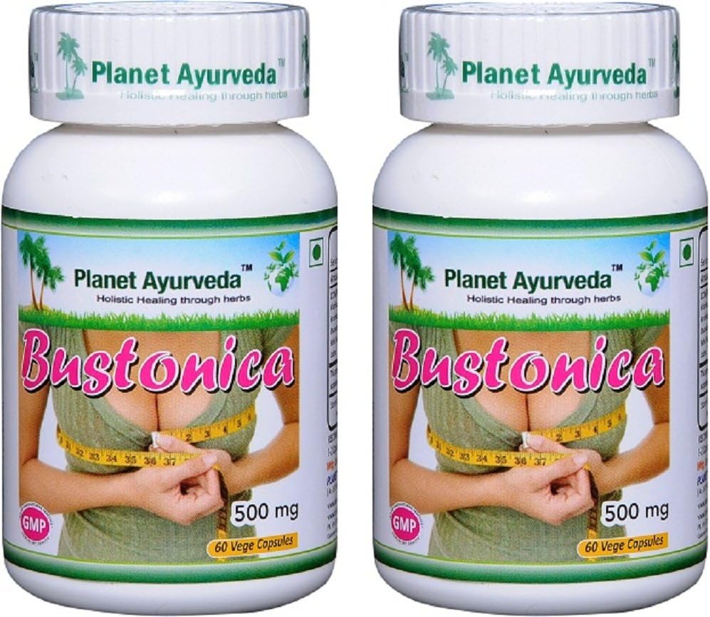 Planeta Ayurveda Bustonica, 500mg Veg Capsules - 2 Botellas