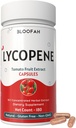 Lycopene Tomato Extracto 500mg Cápsulas ← Natural Lycopene Rich Herbal Suplemento Silencio Naturalmente-Occurring Carotenoide ← 100% Puro, No GMO &amp; Gluten Fórmula Libre - 180 Conde