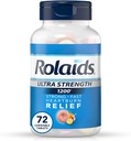 Rolaids Ultra Strength Antacid Chewable Tablets, Frutas surtidas, 72-Count
