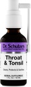 Dr. Schulze's Throat &amp; Tonsil ← Cool, Soothe &amp; Protect ← Herbal Supplement TEN Vegan & Kosher TEN Powerful &amp; Effective ← Easy Spray Nozzle ← 1 oz Bottle