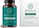 Qualia Life Sciences Bundle Qualia Mitochondria+ " Qualia Senolytic, Aging Supplements That Supports Optimal Cell Repair " Rejuvenation