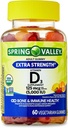 IKJ Extra Strength Vitamin D3 Bone &amp; Immune Health Dietary Supplement Vegetarian Gummies, 125 mcg (5,000 UI), 60 Condes