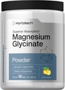 Horbäach Magnesium Glycinate Powder  1 lb ← Lemon Flavored Silencio Superior Absorption ← Non-GMO &amp; Gluten Free