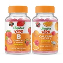 Niños Complejos B Lifeable + Calcio con Niños de Vitamina D, Grupo de Gummies - Gran Tasting, Suplemento de Vitamina, Gluten Gratis, GMO Gratis, Gummy Chewable