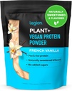 LEGION Plant+ Powder de proteína vegana, vainilla - arroz y guisante, de proteína vegetal Blend. Gluten Free, GMO Free, Naturalmente Sweetened and Flavored, 20 Servings (Vanilla)