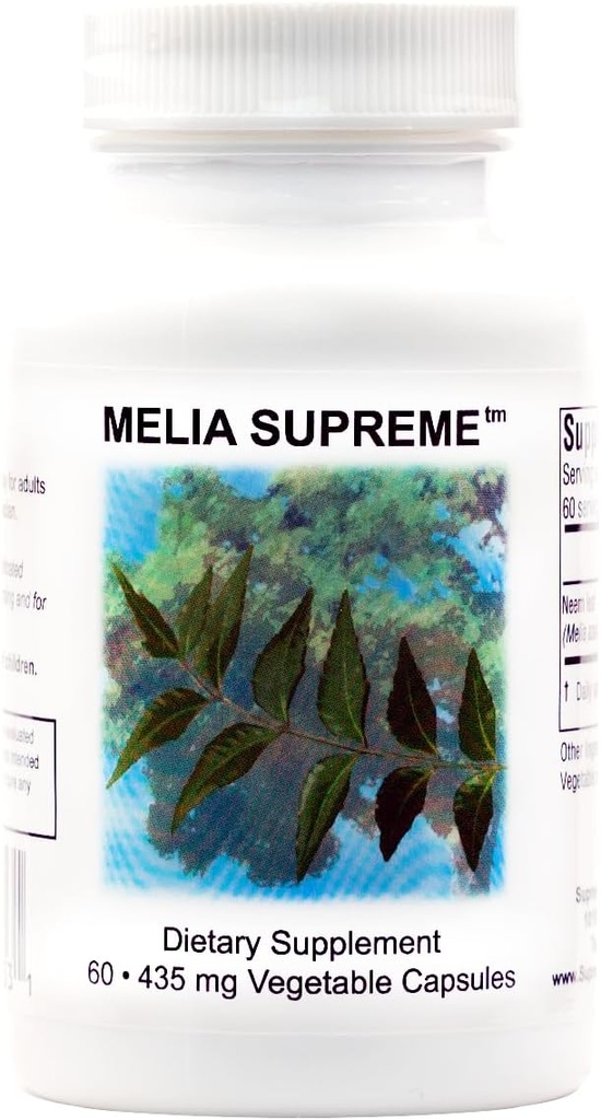 Supreme Nutrition Melia Supreme, 60 Pure Powdered Neem Leaf Vegetarian Caps