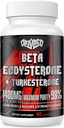 1400mg Beta Ecdysterone y Turkesterone Suplementos, Maximizar 98% Beta Ecdysterone & 20% Turkesterone Extracto para Masa muscular, Fuerza, Síntesis de proteínas, 60 cápsulas