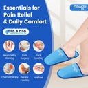 NUEVAS zapatillas de pie para Fasciitis y Neuropatía Plantar, HSA o FSA Eligible 2 Pack Gel Ice Zapatillas Hot Cold Pack para cirugía de pene Alivio de dolor, Pie de quemado