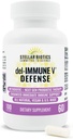 Del-Immune V® Defense by Stellar Biotics, All-Natural Immune Support &quot Gut Health (+) Inmediata atención, Metabiótico: NextGen Probiotic Therapy (60 caps)