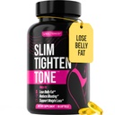Bebly Fat Burner for Women - Slim Waist, Lose Stomach Fat, Reduce Bloating - Natural Weight Pills, Appetite Suppressant, & Metabolism Booster - 90 Capsules