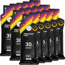 Precisión Fuel 30 Gels de energía - Leve, Neutral Flavour Gels para atletas de resistencia, 30g Carbohidrato, Fácil de Digir, Perfecto para correr " deportes de larga duración (Pack of 15)