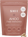 SHII AHCC Daily Immunity, 10-Days Supply – Vegan, Gluten Free Immune Support Supplement with AHCC, Immune System Support from Functional Shiitake Mushrooms, Promotes Immune Response &amp; Cellular Health