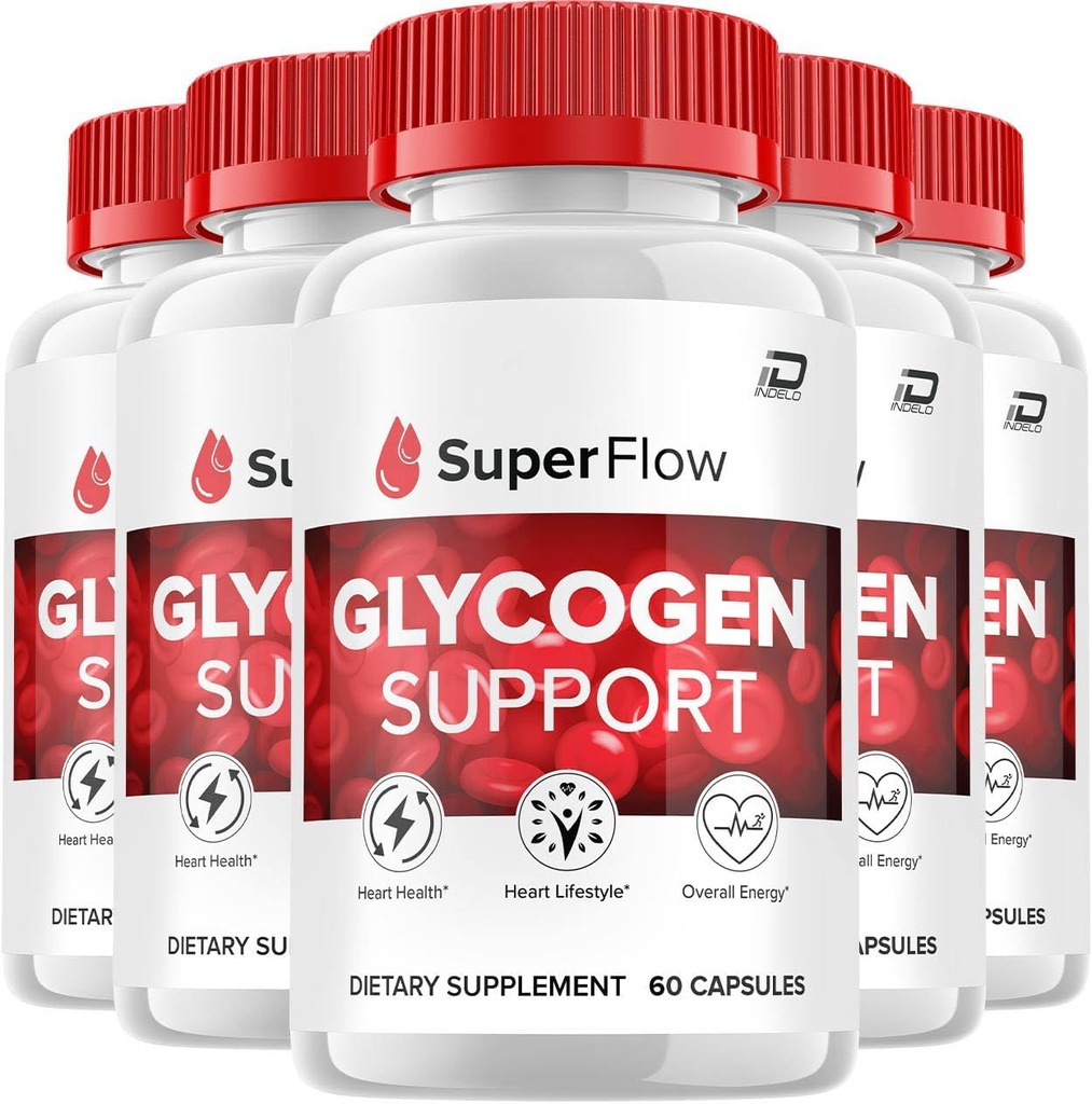 Super Flow Capsules - SuperFlow Advanced Supplement, All Natural Formula to Maintain Healthy Levels, Maximum Strength Daily Formula, Super Flow Capsules Reviews (5 Pack - 300 Capsules)