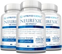 Ciencia aprobada Neurexil - Soporte Nootrópico natural con DMAE - Mejorar la función cerebral, Sharpen Clarity, Boost Memory - L-Tyrosine, Ginkgo Biloba, Huperzine A, BioPerine - 3 Month Supply