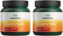 Swanson 100% Pure Brewer's Yeast Powder GMO-Free 1 lb (454 g) Pwdr (2 Pack)