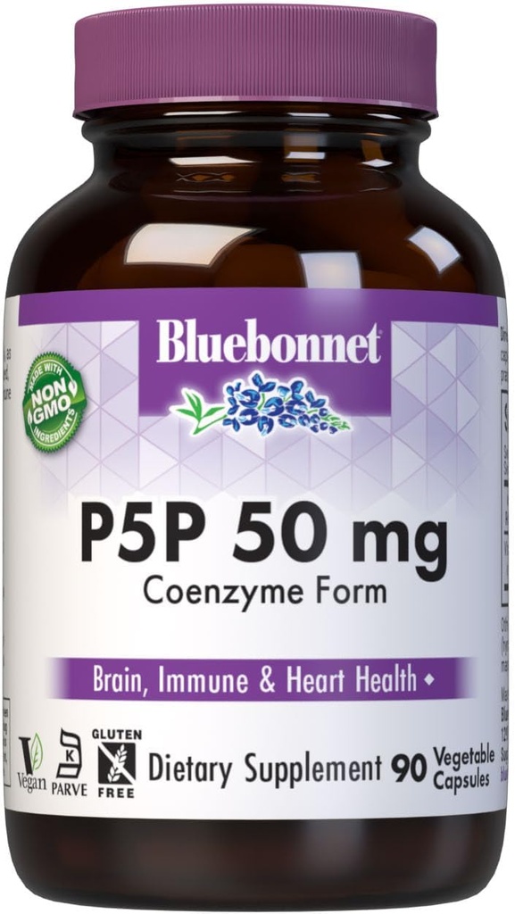 Bluebonnet Nutrition - CelularActive P-5-P 50mg - 90 cápsulas vegetarianas