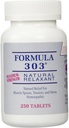 Dee Cee Labs Formula 303 Maximum Strength All-Natural Relaxant Tablets, 250 Tablets; All-Natural Relaxant containing Magnesium for Sore Muscles, Passion Flower, and Valerian Root