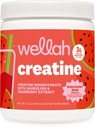 Wellah Creatine for Women (50 Servings, Watermelon Slush) - Cretina Monohydrate con Dandelion & Cranberry Extract
