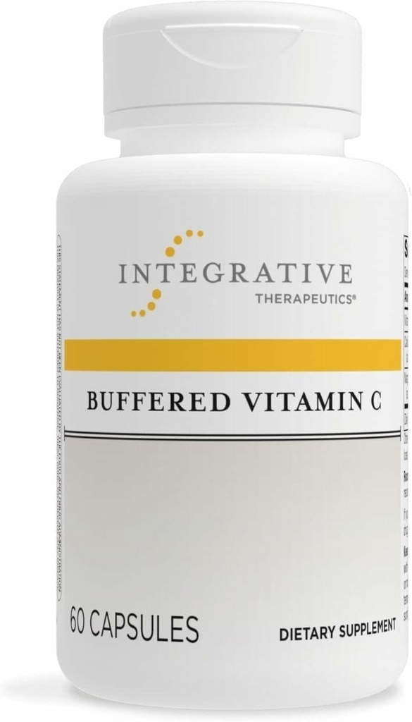 Terapéutica Integrativa Vitamina C - Antioxidante Suplemento de Apoyo a la Esquía Saludable &amp; Tissues Conectivos* - Vegan &amp; Gluten-Free - 60 cápsulas (60 piezas)