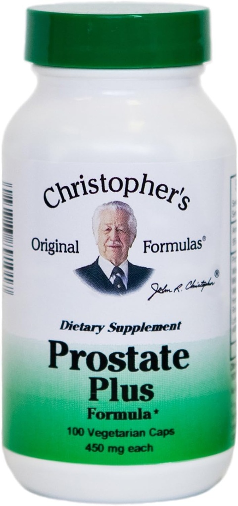 Las Fórmulas Originales de Christopher Prostate Plus Fórmula, 100 Conde