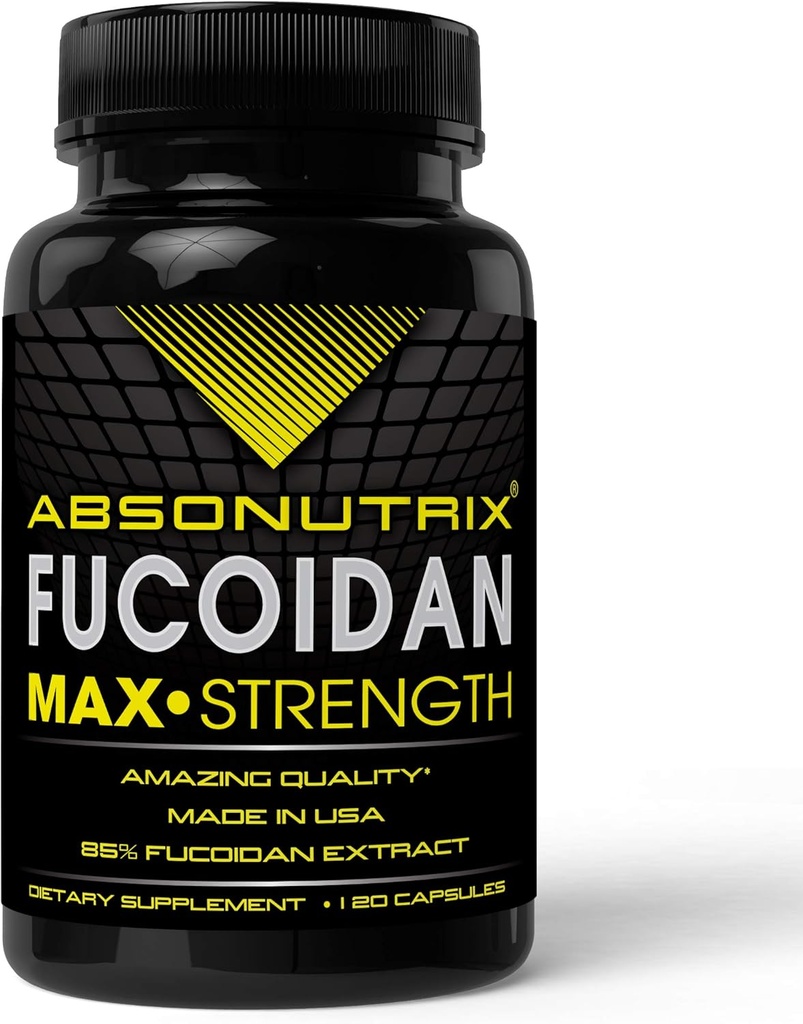 Absonutrix Fucoidan Extracto de algas puramente marrón laminaria Inmunidad celular Japonica (120 cápsulas)