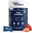 Hombre importa el cabello de la biotina Gummy para el cabello sano TENIDO No Azúcar Añadido Ø Biotina Gummies with Hair Vitamins TEN Vitamina A, Vitamina C, Vitamina E &amp; Zinc TEN 60 Gummies
