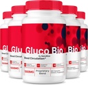 (5 Pack) GlucoBio Capsules, Suplemento Oficial de Apoyo a la Sangre de Gluco Bio, Todas las Fórmulas Naturales para apoyar salud y bienestar general, píldoras de vitaminas Premium, GlucoBio Reseñas (300 cápsulas)