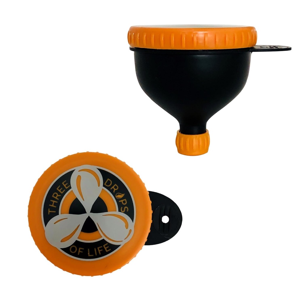 Mobiliario de estilo de vida activo, mejores embudos de suplemento de proteína para los suplementos de entrenamiento previo y posterior, Llenar N Go, Fits Water Bottles for Liquids (1, 230ML)