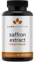 Luma Nutrition Saffron Extract Capsules - Premium Saffron Suplementos - 88.50 mg Pure Saffron Pills - Mood Support - Eye Support - Made in The USA - 60 cápsulas