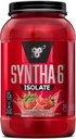 BSN SYNTHA-6 Isolate Protein Powder, Strawberry Protein Powder con Whey Protein Isolate, Milk Protein Isolate, Flavor: Strawberry Milkshake, 24 Servings (Packaging May Vary)