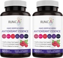 Super Antioxidant Supplement for Women - Skin, Healthy Aging, Immune & Urinary Tract Support with Cranberry, Grape Seed & Berry Blend | Nutritional Complex | Vegan Capsules