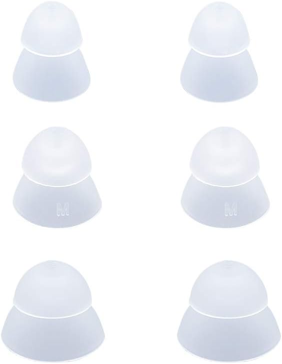Hearing Aid Power Domes Double Layer Tips Suitable for GN Resound Sure Fit Models 8+10+12mm (Mixed for Trial)
