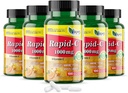 America Medic &amp; Science Rapid-C 1000mg Vitamina C Suplemento (5 Pack of 100 Tablets) Energy Booster, Daily Immune System Support, Antioxidant ¦ Vegan, Non-GMO Coated Ascorbic Acid for Adult Men &amp; Women