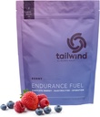 Tailwind Nutrition Endurance Fuel, Carbohydrate &amp; Electrolyte Sports Drink Mix Powder, Gluten-Free, Vegan, Berry, 30 Servings