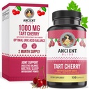 Antigua Bliss Tart Cherry Capsules, Inflamación &amp; Suplemento de Apoyo Conjunto para Mujeres Hombres, Tart Cherry Suplemento de Apoyo Digestión, Sleep & Vitality (120 cápsulas)
