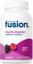 Bariatric Fusion Mixed Berry Complete Chewable Bariatric Multivitamin For Bariatric Surgery Patients Including Gastric Bypass and Sleeve Gastrectomy, 120 Tablets