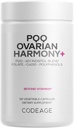 Codeage PQQ Ovarian Harmony+ Supplement - PQQ (Pyrroloquinoline Quinone), Myo-Inositol & D-Chiro-Inositol 40:1 Blend, Folate 5-MTHF, CoQ10, Wild Blueberry - Entrega Liposomal - No GMO - 120 cápsulas