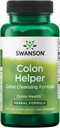 Swanson Colon Helper - promueve la salud digestiva utilizando Vervain, Goldenseal Root, Slippery Elm Bark &amp; More - Herbal Supplement Aiding Healthy Eliminations - (60 Capsules)(1 Pack)