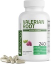 Bronson Valerian Root Capsules - Valerian Officinalis - Promociona la relajación - No GMO, libre de soja, 240 cápsulas vegetarianas
