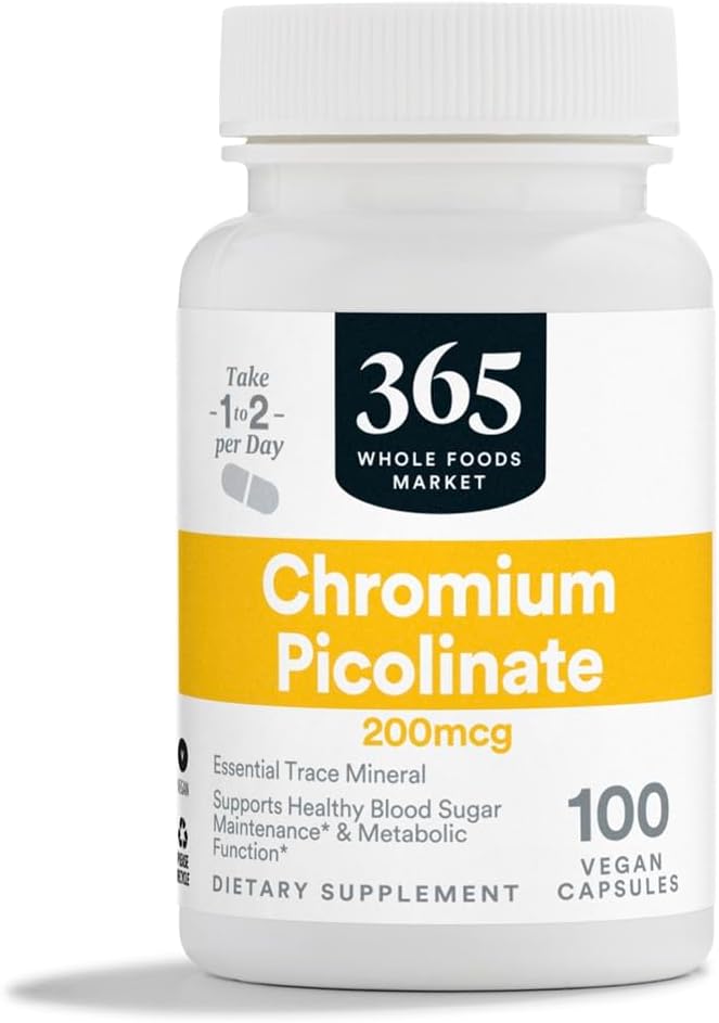 365 by Whole Foods Market, Chromium Picolinate 200 MCG, 100 CT