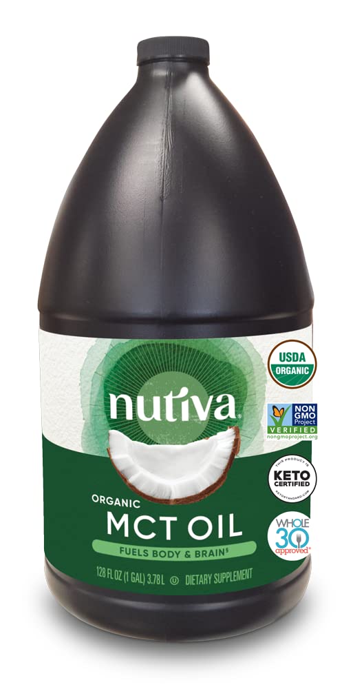 Nutiva Organic MCT Oil, 128 Fl Oz