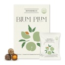 Bium Plum (3-Pack) 100% Natural Food Fermented 2800-Hour, Enzymes Digestivos con Probióticos y Prebióticos, Gut Health, Bloating Relief for Women, Psyllium husk, fibra dietética natural