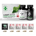 Rescate Detox 5 Day Detox Concentrates +Plus tención permanentemente elimina todas las toxinas