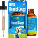 Tratamiento de tos para perros " Cats Ayuda con estornudos, irritación de garganta " Alergias – Tratamiento de tos de perros naturales para respirar Apoyo con cuidado de razas Calendula – 2 oz