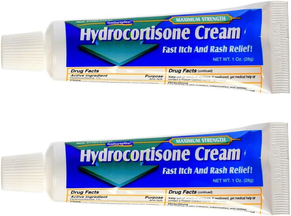 Natureplex Hydrocortisone 1% Crema, 1 Oz (Pack of 2)