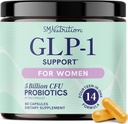 GLP-1 Apoyo a las Mujeres ← Apoyo Nutricional con Probióticos, Berberina, Canela &amp; Más Silencio GLP 1 Suplemento para la Actividad GLP saludable, Salud Digestiva &amp; Equilibrio Metabólico ← Non-GMO Silencio 60 Ct.