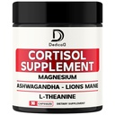 9in1 Cortisol Supplement - Ashwagandha and Magnesium Glycinate and Chelate - Brain Health ' Restful Night & Mood Balance - 90 Capsules Supply 45 Days